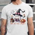 Ghost Reading Book Coquette Bow Halloween Girl Toddler Kid Premium Unisex Jersey T-Shirt