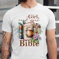 Girl Read Your Bible Christian Faith Jesus Book Unisex Jersey T-Shirt Girl Read Your Bible Christian Faith Jesus Book Unisex Jersey T-Shirt