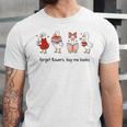 Goose Forget Flowers Buy Me Books Unisex Jersey T-Shirt