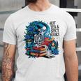 Hot Tea & Spicy Books Skeleton Reader Unisex Jersey T-Shirt