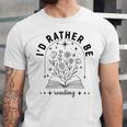 I’d Rather Be Reading Minimal Book Lover Arch Unisex Jersey T-Shirt I’d Rather Be Reading Minimal Book Lover Arch Unisex Jersey T-Shirt