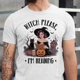 I'm Reading Halloween Witch Book Lover Unisex Jersey T-Shirt I'm Reading Halloween Witch Book Lover Unisex Jersey T-Shirt