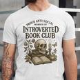 Introverted Book Club Member Anti Social Reader Unisex Jersey T-Shirt Introverted Book Club Member Anti Social Reader Unisex Jersey T-Shirt
