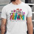 It's A Good Day To Read A Book Floral Book Lovers Librarian Unisex Jersey T-Shirt