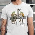 It's A Good Day To Read A Book Frog Toad Unisex Jersey T-Shirt