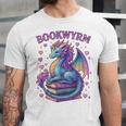 Just a Girl Who Loves Dragons And Books Unisex Jersey T-Shirt