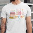 Just One More Chapter Artistic Pastel Book Lover Vibe Unisex Jersey T-Shirt Just One More Chapter Artistic Pastel Book Lover Vibe Unisex Jersey T-Shirt