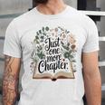 Just One More Chapter Bookish Book Reading Botanical Unisex Jersey T-Shirt Just One More Chapter Bookish Book Reading Botanical Unisex Jersey T-Shirt