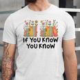 If You Know You Know 6 7 Reading Books Merry Christmas Unisex Jersey T-Shirt
