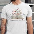 Life Chapter Forty 1986 Floral Book 40th Birthday Unisex Jersey T-Shirt