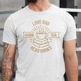 Love God Drink Tea Read Books Lovers Vintage Christian Unisex Jersey T-Shirt