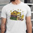 Mardi Gras Book Lover Reading Reader Men Women Kids Unisex Jersey T-Shirt