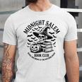 Midnight Salem Book Club Witchy Reads Unisex Jersey T-Shirt Midnight Salem Book Club Witchy Reads Unisex Jersey T-Shirt