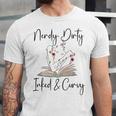 Nerdy Dirty Inked & Curvy ShirtSmutty Book TeesSmut Reader Unisex Jersey T-Shirt