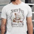 North Pole Book Club Christmas Xmas Hot Cocoa Bookish Unisex Jersey T-Shirt North Pole Book Club Christmas Xmas Hot Cocoa Bookish Unisex Jersey T-Shirt