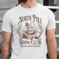 North Pole Readers Club Bookish Xmas Santa Book Reading Unisex Jersey T-Shirt North Pole Readers Club Bookish Xmas Santa Book Reading Unisex Jersey T-Shirt
