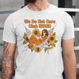 We Do Not Care Club WDNC Reading Book Boho Floral Unisex Jersey T-Shirt