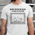 Do Not Tap On The Glass Sound Booth Introvert Unisex Jersey T-Shirt Do Not Tap On The Glass Sound Booth Introvert Unisex Jersey T-Shirt