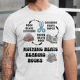 Nothing Beats Reading Rock Paper Scissors Reader Book Lover Unisex Jersey T-Shirt Nothing Beats Reading Rock Paper Scissors Reader Book Lover Unisex Jersey T-Shirt