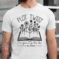 Plot Twist I'm Going To Be A Big Brothers Literary Book Boys Unisex Jersey T-Shirt Plot Twist I'm Going To Be A Big Brothers Literary Book Boys Unisex Jersey T-Shirt