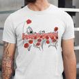 Poppy Field Wizard Of Oz Cowardly Brave Lion Book Unisex Jersey T-Shirt