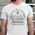 Im A Privilege Vintage Book Illustration Unisex Jersey T-Shirt Im A Privilege Vintage Book Illustration Unisex Jersey T-Shirt