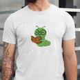 Professional Bookworm Reading Lover Cute Worm Glasses Book Unisex Jersey T-Shirt Professional Bookworm Reading Lover Cute Worm Glasses Book Unisex Jersey T-Shirt