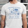 Published Authors Social Club Women Vintage Poet Book Writer Unisex Jersey T-Shirt