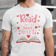 Read Your Heart Out Teacher Valentines Day Reading Book Love Premium Tri-Blend Unisex Jersey T-Shirt Read Your Heart Out Teacher Valentines Day Reading Book Love Premium Tri-Blend Unisex Jersey T-Shirt