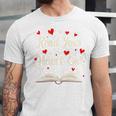 Read Your Heart Out Valentines Day Book And Reading Lovers Unisex Jersey T-Shirt