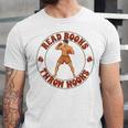 Reading Book Lover Boxer Boxing Lover Read Books Throw Hooks Unisex Jersey T-Shirt