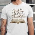 Reading Book Lover Club Librarian Just One More Chapter Unisex Jersey T-Shirt Reading Book Lover Club Librarian Just One More Chapter Unisex Jersey T-Shirt