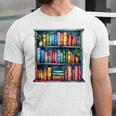 Reading And Bookcase Magic Book Premium Unisex Jersey T-Shirt