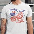 Reading Books I Can't Emotionally Handle Book Lover Unisex Jersey T-Shirt Reading Books I Can't Emotionally Handle Book Lover Unisex Jersey T-Shirt