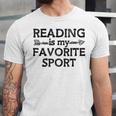 Reading Is My Favorite Sport Bookish Book-Club Bookworm Unisex Jersey T-Shirt Reading Is My Favorite Sport Bookish Book-Club Bookworm Unisex Jersey T-Shirt