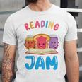 Reading Is My Jam I Love To Read Books Boy Girl Unisex Jersey T-Shirt Reading Is My Jam I Love To Read Books Boy Girl Unisex Jersey T-Shirt