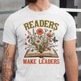 Reading Squad Book Lover Bookish Floral Readers Make Leaders Unisex Jersey T-Shirt Reading Squad Book Lover Bookish Floral Readers Make Leaders Unisex Jersey T-Shirt