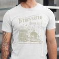 Retro Proud Anti Social Member Of Introverted Book Club Premium Tri-Blend Unisex Jersey T-Shirt