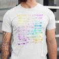 Return To Library Card Book Due Date Bookish Rainbow Reading Unisex Jersey T-Shirt