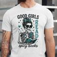 Romance Reader Good Girls Read Spicy Books Halloween Costume Unisex Jersey T-Shirt