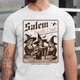 Salem Book Club Bookish Halloween Retro Salem Witch Book Unisex Jersey T-Shirt