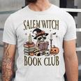 Salem Witch Book Club Raccoon Reading Unisex Jersey T-Shirt Salem Witch Book Club Raccoon Reading Unisex Jersey T-Shirt