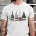 Seasons Readings Christmas Tree Book Lover Unisex Jersey T-Shirt Seasons Readings Christmas Tree Book Lover Unisex Jersey T-Shirt