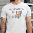 She's Got A Book For Every Situation Unisex Jersey T-Shirt She's Got A Book For Every Situation Unisex Jersey T-Shirt