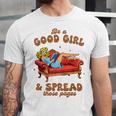 Smut Reader Be A Good Girl & Spread Those Pages Spicy Book Unisex Jersey T-Shirt Smut Reader Be A Good Girl & Spread Those Pages Spicy Book Unisex Jersey T-Shirt
