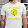 Softball Scorekeeper For a Score Book Keeper Premium Tri-Blend Unisex Jersey T-Shirt