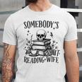 Somebody's Smut Reading Wife Smutty Book Lovers Unisex Jersey T-Shirt Somebody's Smut Reading Wife Smutty Book Lovers Unisex Jersey T-Shirt