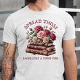 Spicy Books Spread Those Pages Like A Good Girl Dark Romance Unisex Jersey T-Shirt Spicy Books Spread Those Pages Like A Good Girl Dark Romance Unisex Jersey T-Shirt