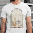 Tale As Old As Time Rose Candle And Book Unisex Jersey T-Shirt