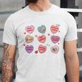 Things I Do On Valentines's Day Book Lover Candy Heart Unisex Jersey T-Shirt